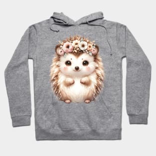 Funny Baby Porcupine Boho Babies A Watercolor Celebration Hoodie